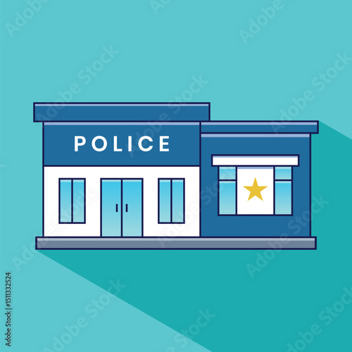 police office vector with best quality