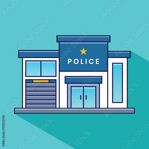 police office vector with best quality