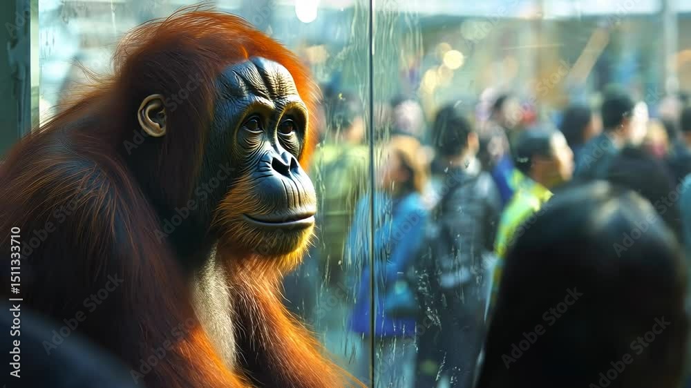 very friendly chimpanzee