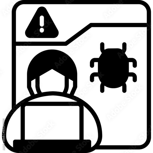 Cyber Crime mixed icon