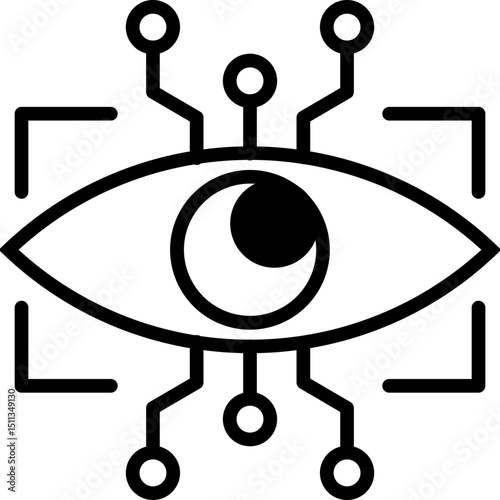 Eye Scan mixed icon