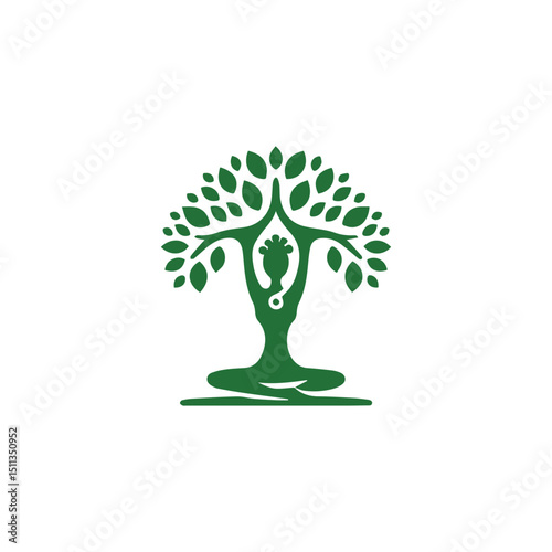 Yoga tree women logo