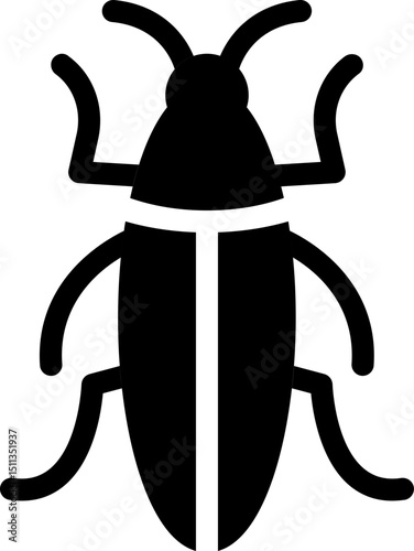 cockroach illustration on a white background    