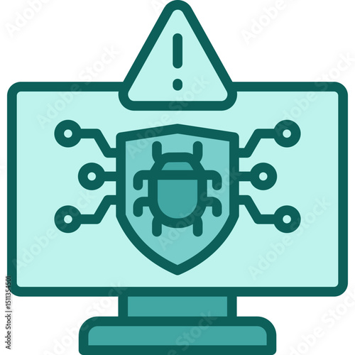 Malware solid icon