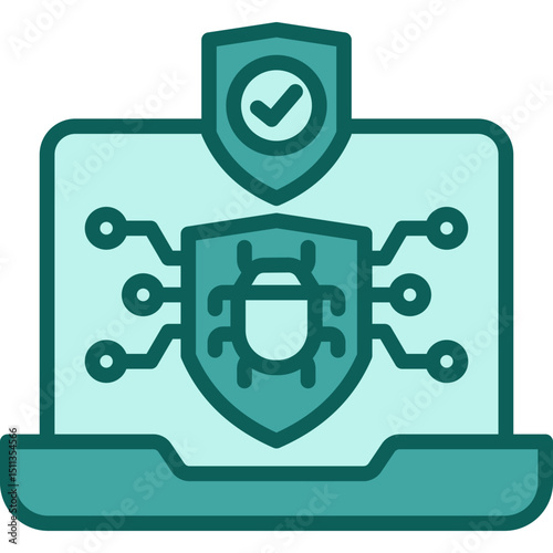Malware Defense solid icon