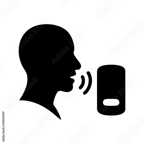Voice command icon for smart devices