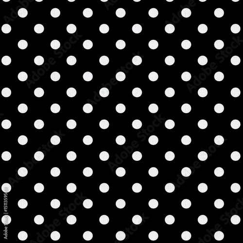Black and white polka dot background