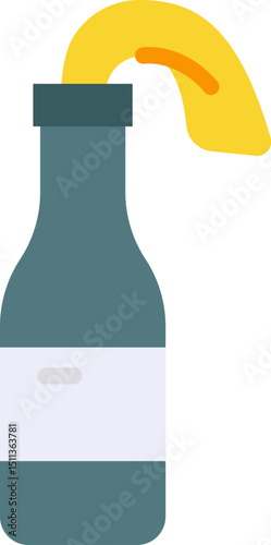 molotov illustration on a white background    