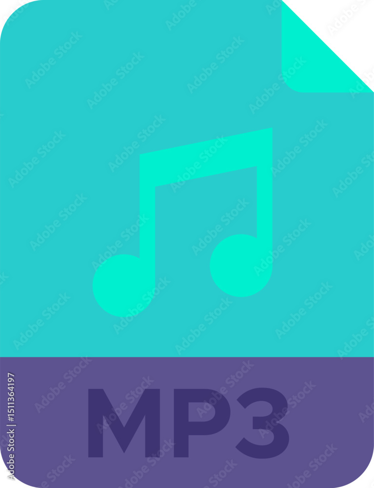 mp3 illustration on a white background mp3 illustration on a white background