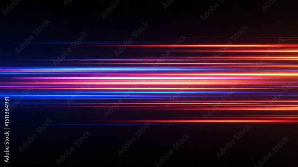 Animated neural network glowing with electric pulses on black background  