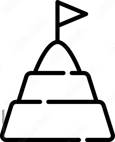pagoda illustration on a white b