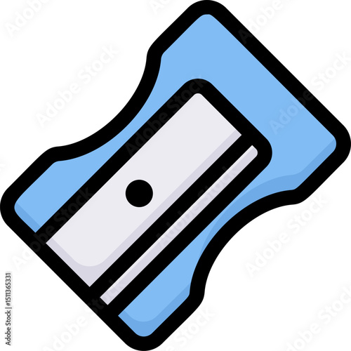 pencil sharpener illustration on a white background        