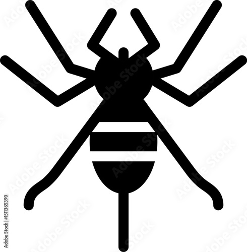 pest illustration on a white background        