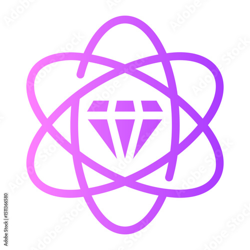 diamond gradient icon