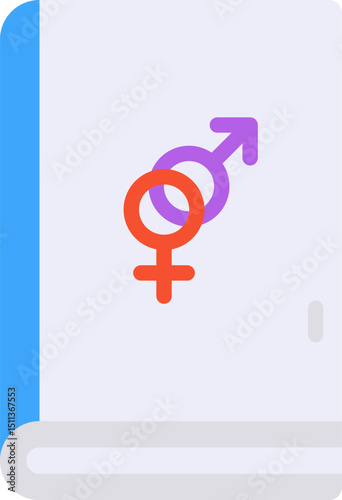 sex education illustration on a white background        