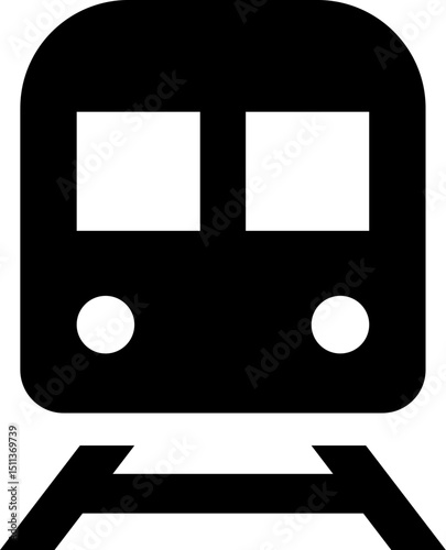 train illustration on a white background      