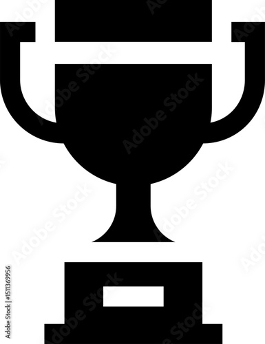 trophy illustration on a white background        