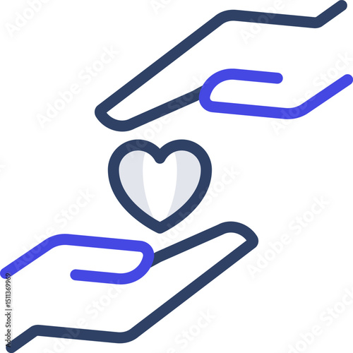 trust illustration on a white background       