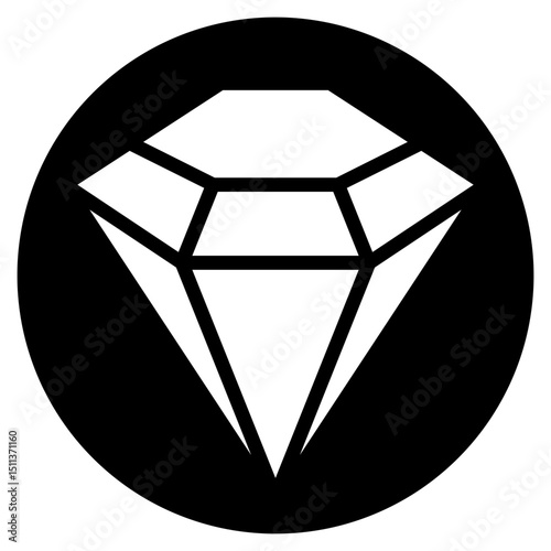 luxury glyph icon