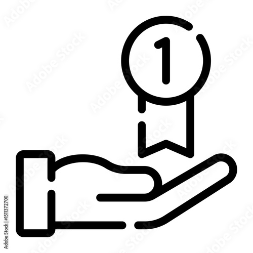 value proposal line icon