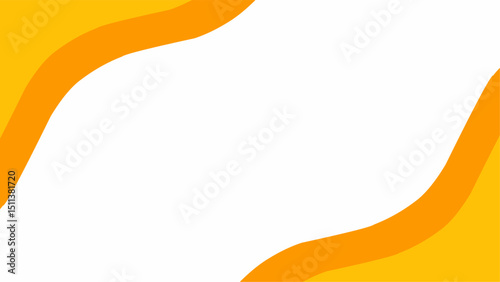 Abstract background with orange and yellow gradient curved lines on white background suitable for background, creative design, graphic design, and web elements