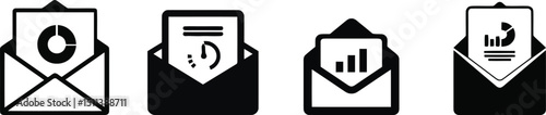Vector Illustration Set Digital Campaign Email Marketing

