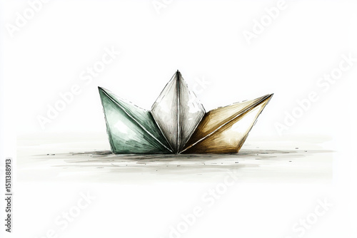 A playful depiction of a pa...