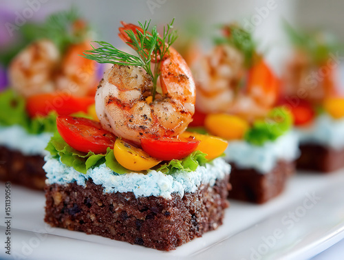 Hors d'oeuvres Isolated: Cl...