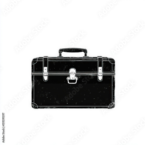 suitcase silhouette , black...