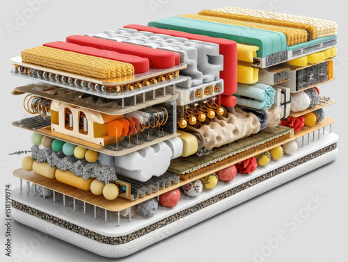 A detailed representation o...