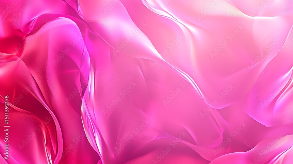 Obraz premium Abstract vibrant pink fluid design