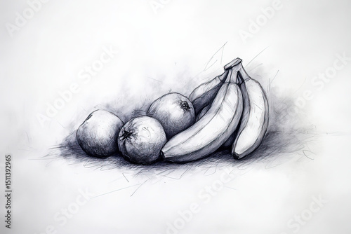 banana sketch