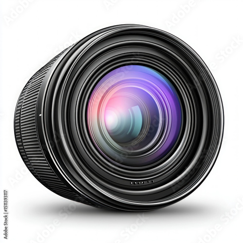 camera lens isolated