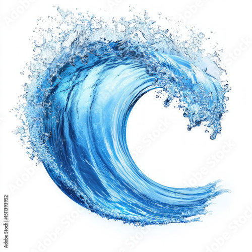 ocean wave isolated
