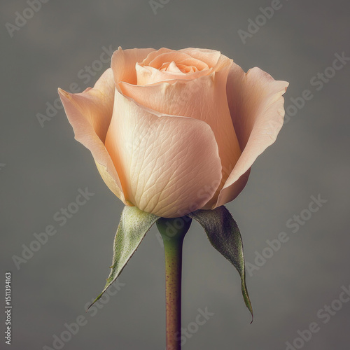 rose bud isolated