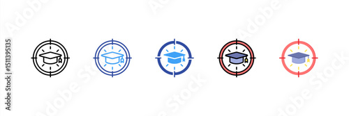 Demanding Multi Style Icon Set