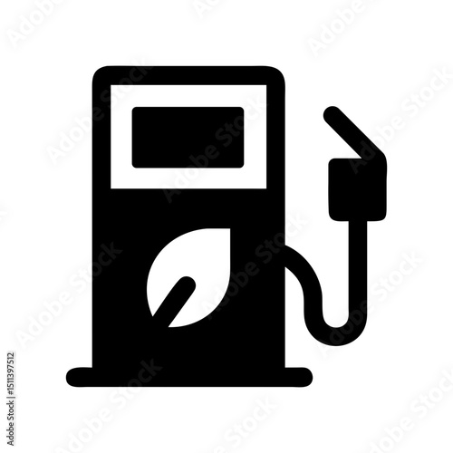 green fuel pump icon
