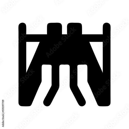 hydroelectric dam clean power generation icon
