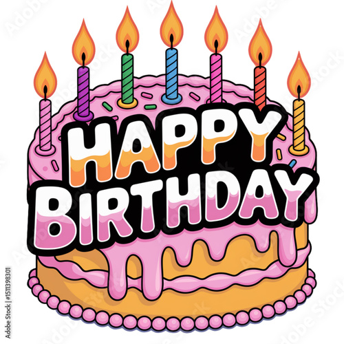 happy birthday cake