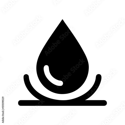 water drop purity icon
