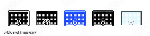 Goal Post Icon Collection With Multiple Styles
