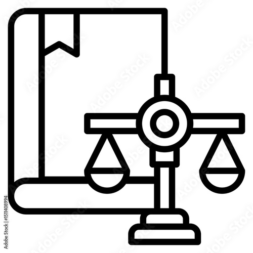 Property Regulation line icon