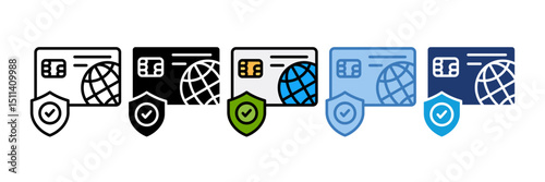 Secure Payment Icon Element For Design