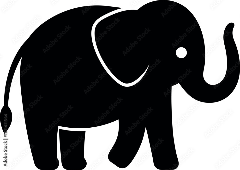 Fototapeta premium elephant vector illustration
