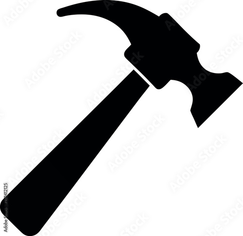 hammer Vector icon illustration silhouette Graphics design image white background