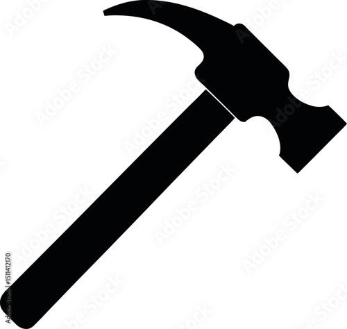 hammer Vector icon illustration silhouette Graphics design image white background
