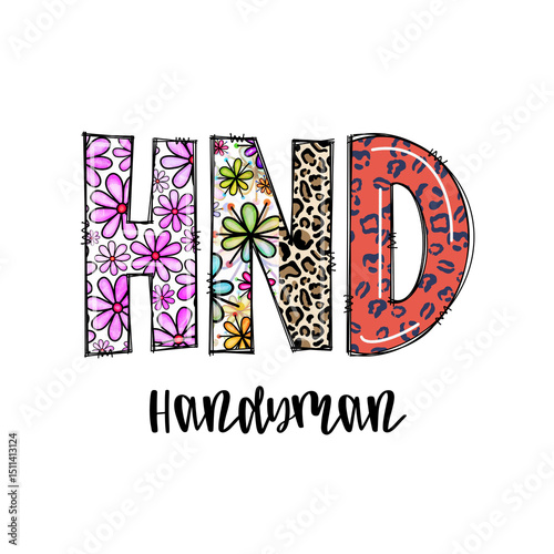 Colorful HND Homeowner Design with Floral and Leopard Print