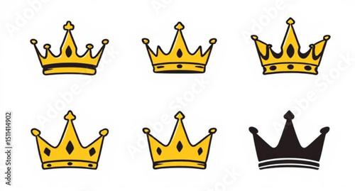 golden crown vector