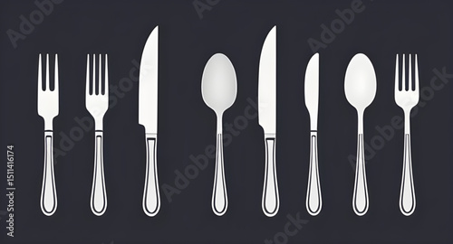 restaurant cutlery, cafe cutlery, gold cutlery set, black cutlery set, designer fork and spoon, vintage fork and spoon, rustic cutlery, minimal cutlery, luxury fork and spoon, everyday cutlery, eco-fr