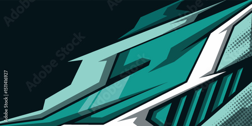 Side body graphic sticker design for car vectors. design stripes sports for car wrap. racing decals for tuning.